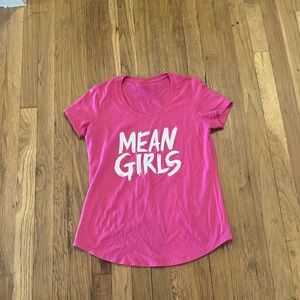 Mean girls broadway musical pink t-shirt size medium
